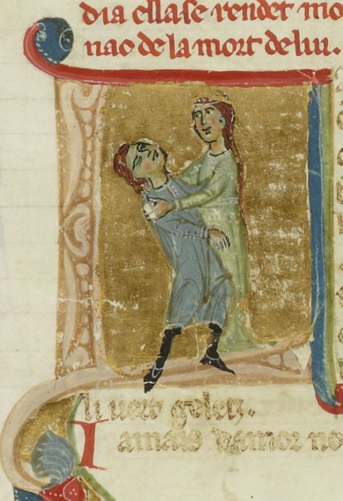 La cortesía y el amor en la Edad Media. La muerte de Jaufré Rudel en brazos de Odierna de Jerusalem