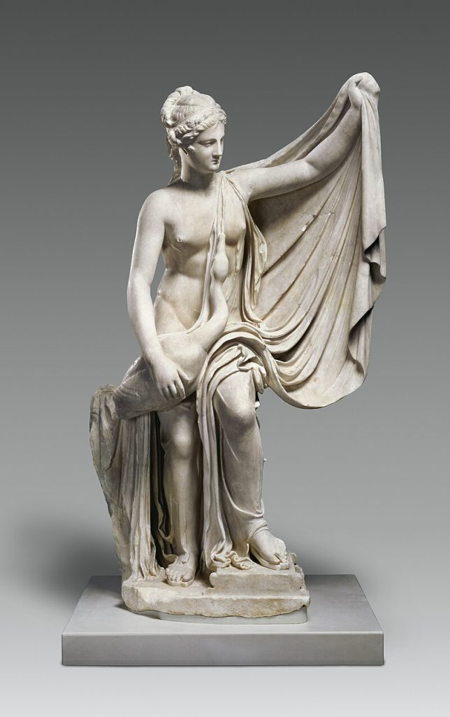 Escultura de Leda y el Cisne